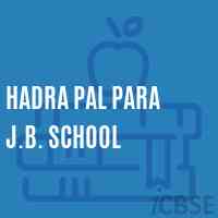 Hadra Pal Para J.B. School Logo