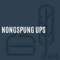 Nongspung Ups School Logo