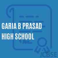 Garia B Prasad High School Logo