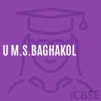 U M.S.Baghakol Middle School Logo