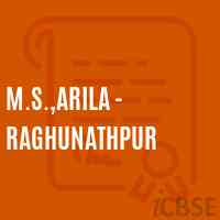 M.S.,Arila - Raghunathpur Middle School Logo