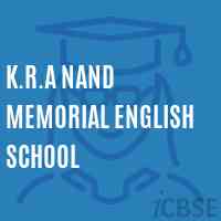 K.R.A Nand Memorial English School Logo