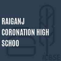 Raiganj Coronation High Schoo High School Logo
