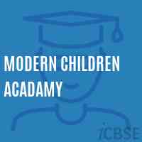Modern Children Acadamy Primary School Logo