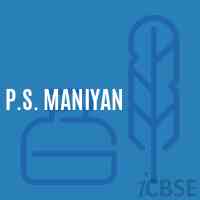 P.S. Maniyan Primary School Logo