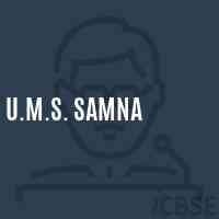 U.M.S. Samna Middle School Logo