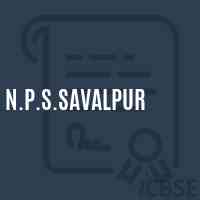 N.P.S.Savalpur Primary School Logo