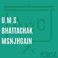 U.M.S. Bhattachak Msnjhgain Middle School Logo