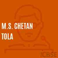 M.S. Chetan Tola Middle School Logo