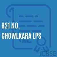 821 No. Chowlkara Lps Primary School Logo