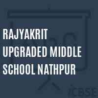 Rajyakrit Upgraded Middle School Nathpur Logo