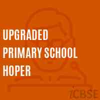 Upgraded Primary School Hoper Logo