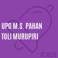 Upg M.S. Pahan Toli Murupiri Middle School Logo