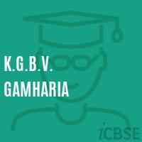 K.G.B.V. Gamharia High School Logo