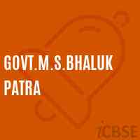 Govt.M.S.Bhaluk Patra Middle School Logo