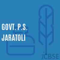 Govt. P.S. Jaratoli Primary School Logo