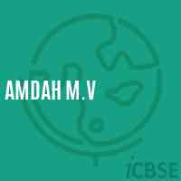 Amdah M.V Middle School Logo