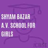 Shyam Bazar A.V. School For Girls Logo
