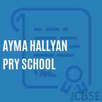 Ayma Hallyan Pry School Logo