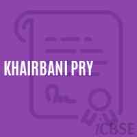 Khairbani Pry Primary School Logo