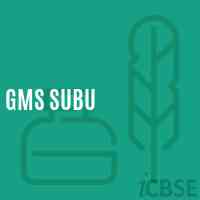 Gms Subu Middle School Logo