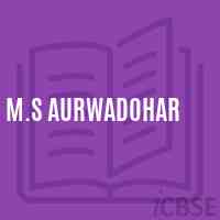 M.S Aurwadohar Middle School Logo