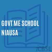 Govt Me School Niausa Logo