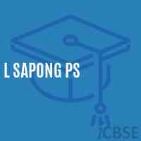L Sapong Ps Primary School Logo