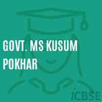 Govt. Ms Kusum Pokhar Middle School Logo