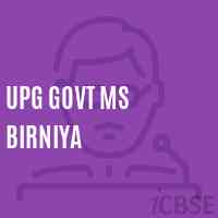 Upg Govt Ms Birniya Middle School Logo