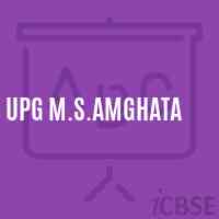 Upg M.S.Amghata Middle School Logo
