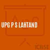 Upg P S Lahtand Primary School Logo