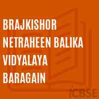 Brajkishor Netraheen Balika Vidyalaya Baragain Senior Secondary School Logo