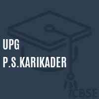 Upg P.S.Karikader Primary School Logo
