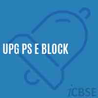 Upg Ps E Block Primary School Logo