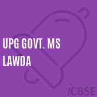 Upg Govt. Ms Lawda Middle School Logo