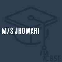 M/s Jhowari Middle School Logo