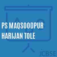 Ps Maqsoodpur Harijan Tole Primary School Logo