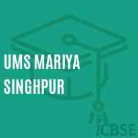 Ums Mariya Singhpur Middle School Logo