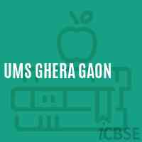 Ums Ghera Gaon Middle School Logo