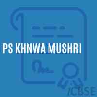 Ps Khnwa Mushri Primary School Logo