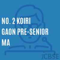 No. 2 Koiri Gaon Pre-Senior Ma School Logo