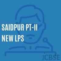 Saidpur Pt-Ii New Lps Primary School Logo