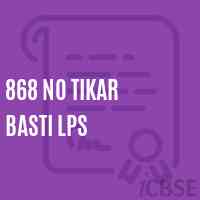 868 No Tikar Basti Lps Primary School Logo