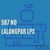 587 No Lalangpar Lps Primary School Logo