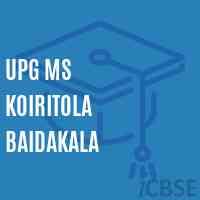 Upg Ms Koiritola Baidakala Primary School Logo