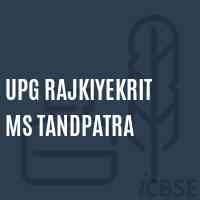 Upg Rajkiyekrit Ms Tandpatra Middle School Logo