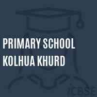 Primary School Kolhua Khurd Logo