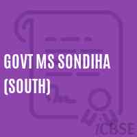 Govt Ms Sondiha (South) Middle School Logo