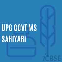 Upg Govt Ms Sahiyari Middle School Logo